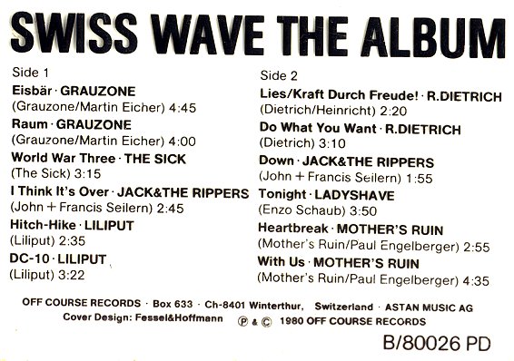 Swiss Wave Picture Trackliste